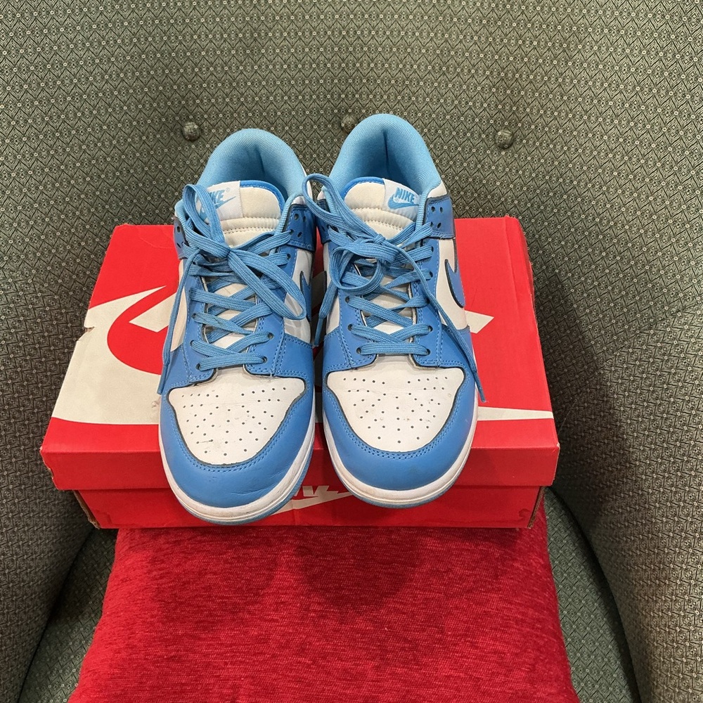 Nike Light Blue and White Sneakers